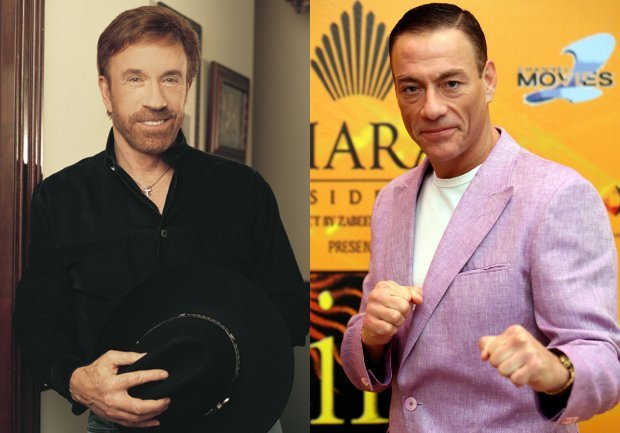 Chuck Norris Jean_Claude va Damme