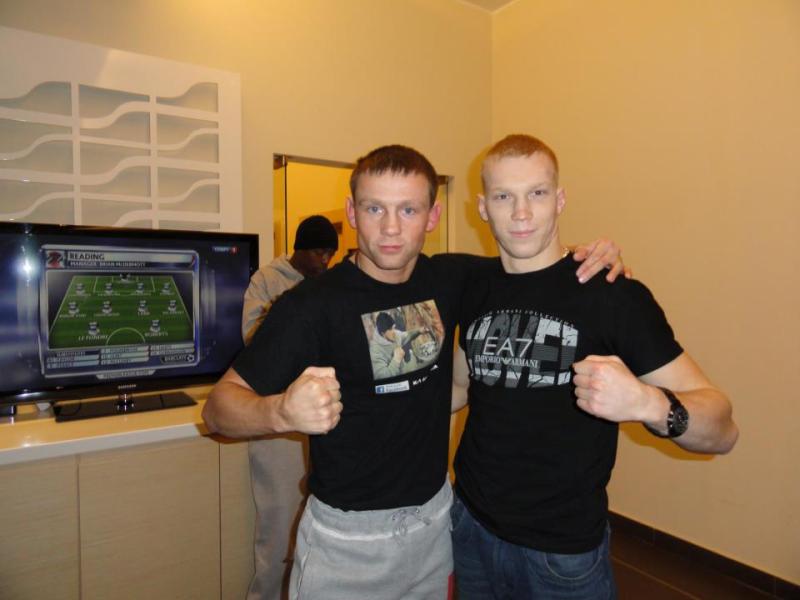 Stanisław Zaniewski Tadas Jonkus Kickboxing Muay Thai