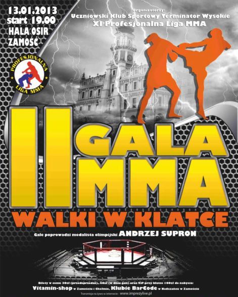 PLMMA 11 i 2 Gala MMA Zamość