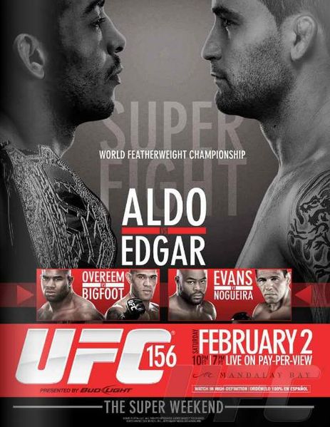 UFC 156 Aldo vs Edgar