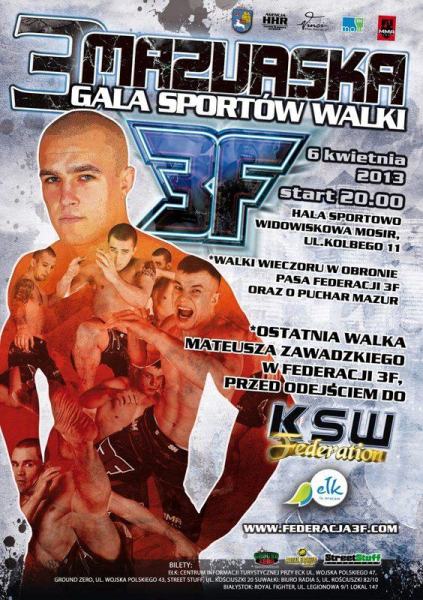 3 Mazurska Gala Sportów Walki 3F