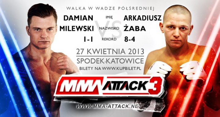 MMA Attack 3 Milewski vs Żaba