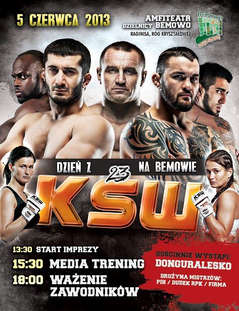 KSW 23 Trenign Medialny
