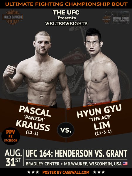 UFC 164 Krauss vs Lim