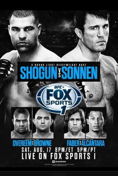 UFC Fight Night 26 Shogun vs Sonnen  UFC Fight Night 26 Shogun vs Sonnen