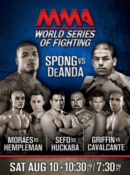 WSOF 4 Spong vs DeAnda