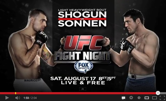 UFC Fight Night 26 Shogun vs Sonnen
