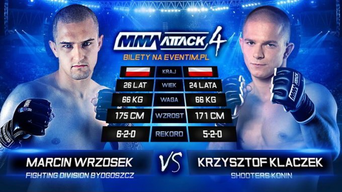 MMA Attack 4 Wrzosek vs Klaczek