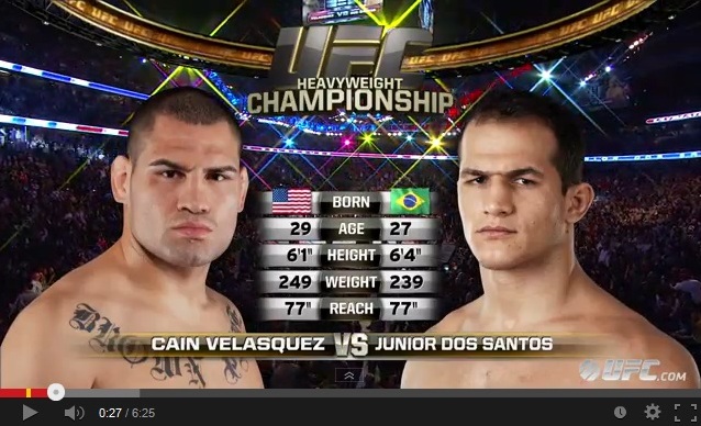 Velasquez vs Santos 1