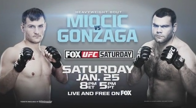 UFC on FOX 10 Miocic vs Gonzaga