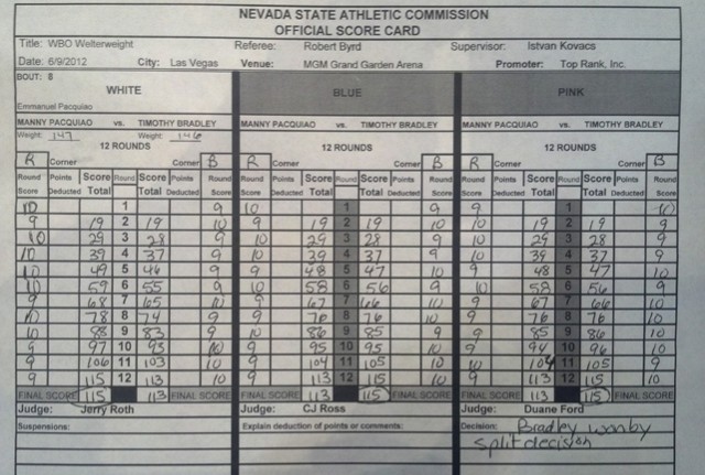 Pacquiao vs Bradley  Pacquiao vs Bradley