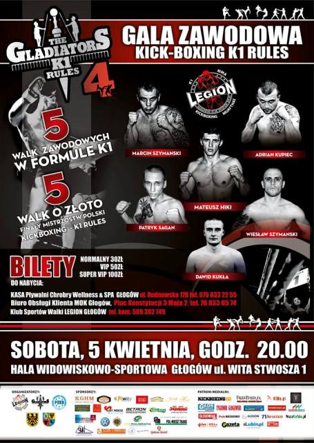 The Gladiators K-1 Rules Głogów