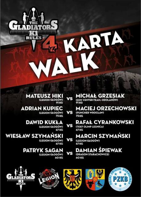 The Gladiators K-1 Rules Głogów 