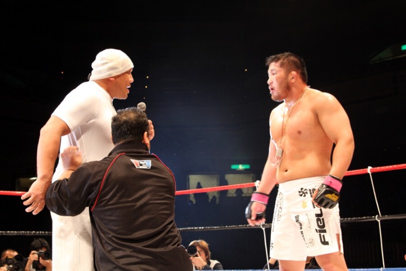 Fujita wyzywający Ishii’ego na rewanż