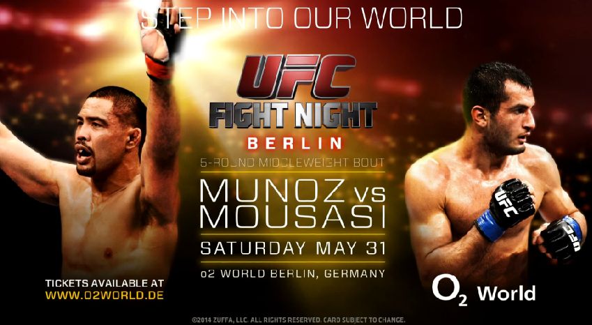 UFC Fight Night 41 Munoz vs Mousasi