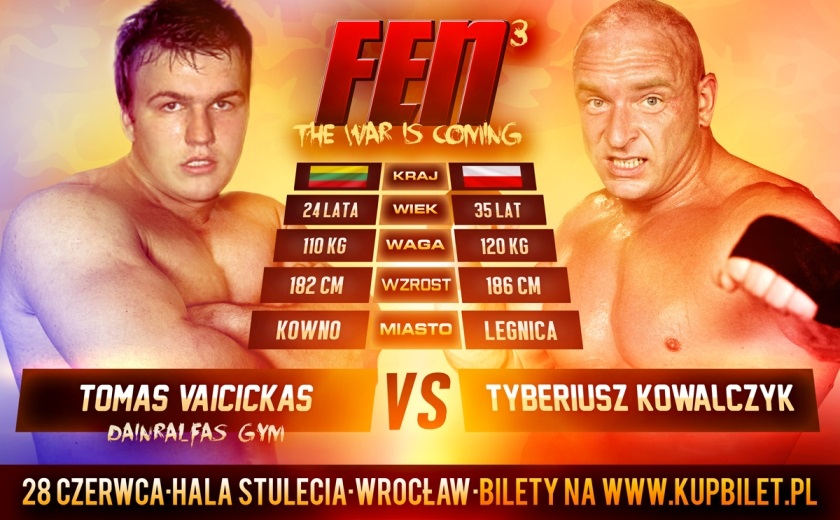 Kowalczyk vs Vaicickas