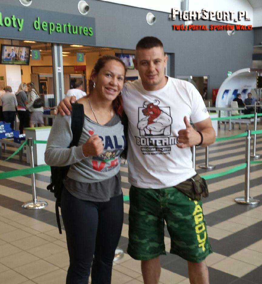 Cristiane Cyborg Justino i Paweł Szubart