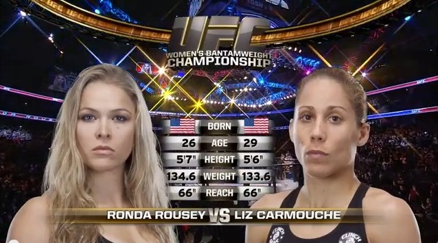 Rousey vs Carmouche