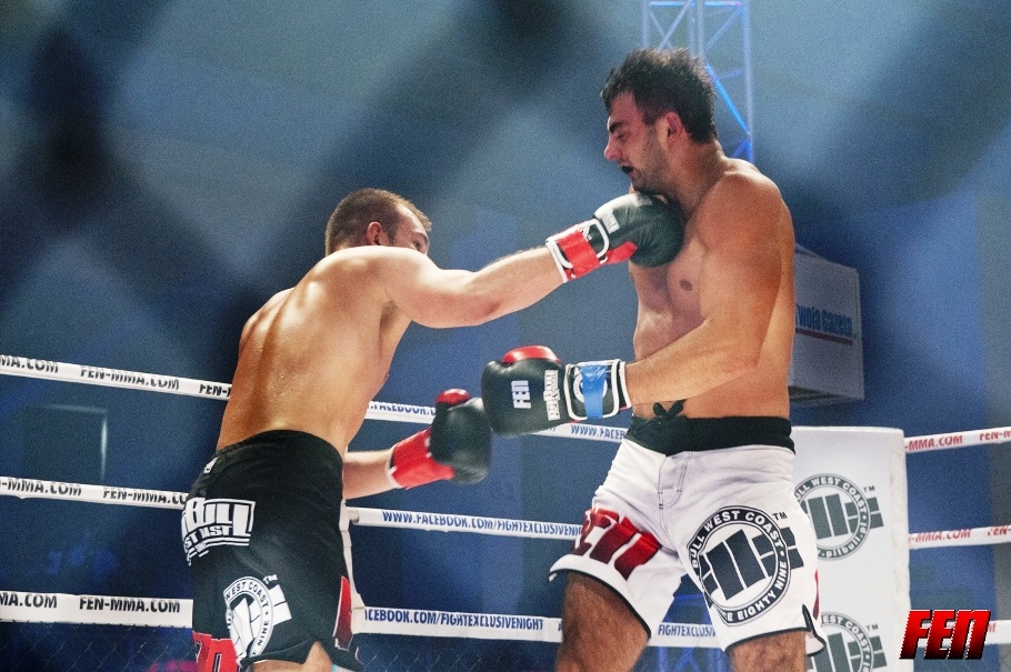 fot. FEN / Paweł Najmowicz - walka Damian Hajduk vs Damian Piątek fot. FEN / Paweł Najmowicz - walka Damian Hajduk vs Damian Piątek