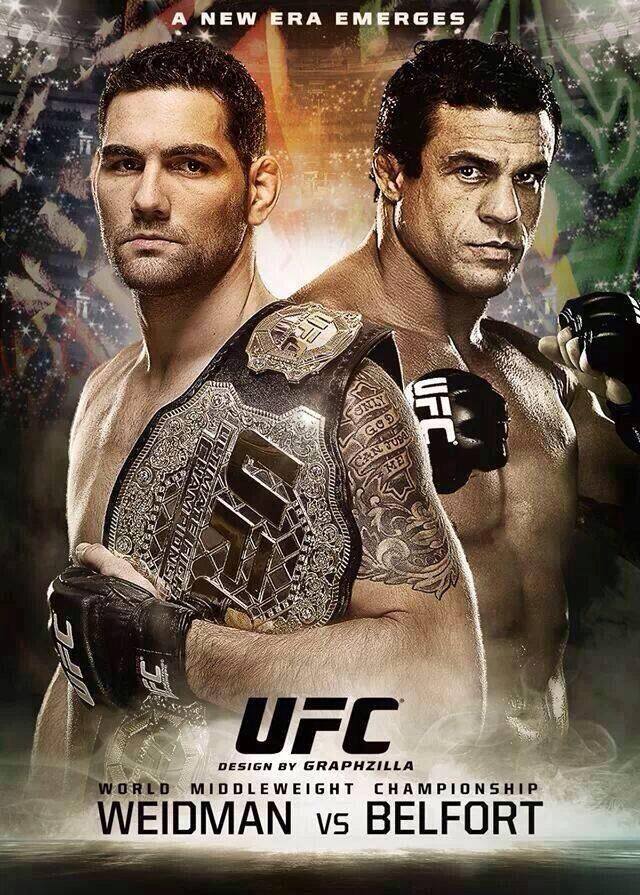 Vitor Belfrot vs Chris Weidman