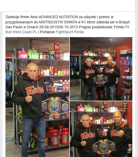 Facebook Michał Królik  Facebook Michał Królik