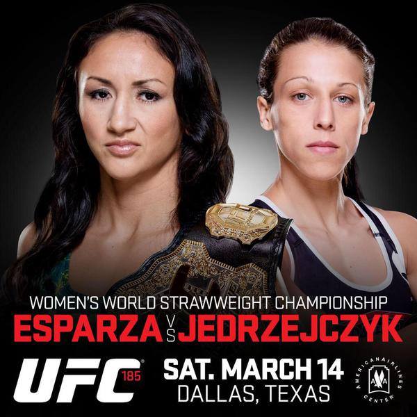 UFC 185 Carla Esparza vs. Joanna Jędrzejczyk