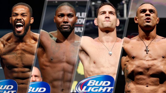 Jones, Johnson, Weidman, Belfort