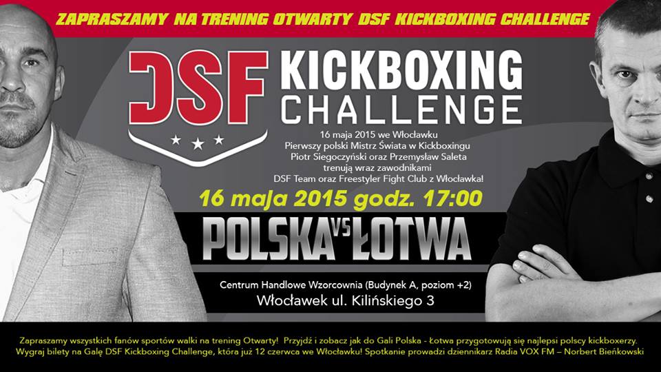DSF Kickboxing Challenge Trening Medialny