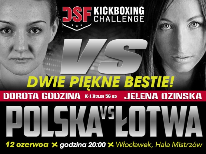 DSF Kickboxing Challenge - Dorota Godzina vs Jelena Ozinska