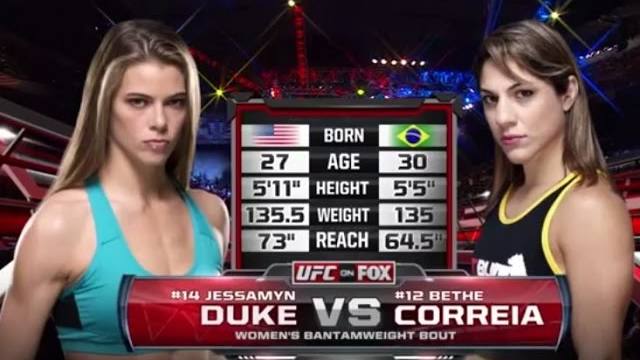Bethe Correia vs Jessamyn Duke