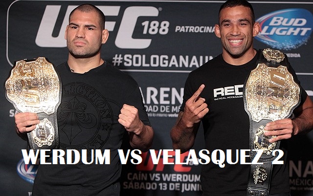 Fabricio Werdum vs Cain Velasquez 2