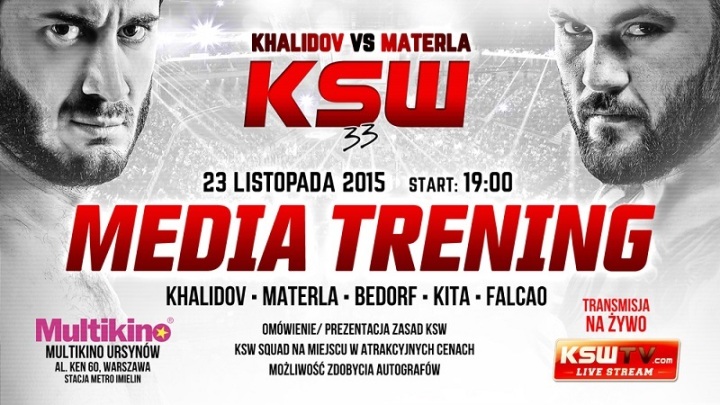 KSW 33 Media trening