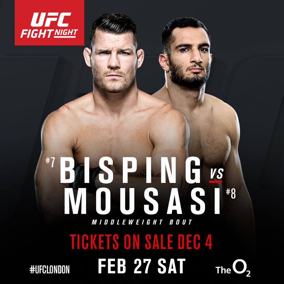 UFC Fight Night 83 Mousasi vs Bisping