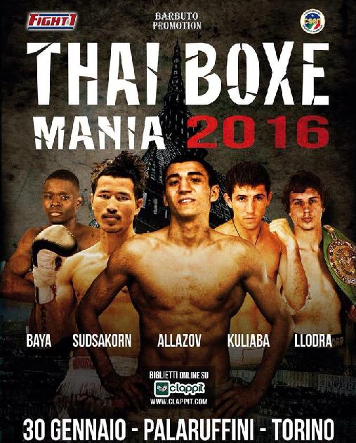 Thai Boxe Mania 2016 poster