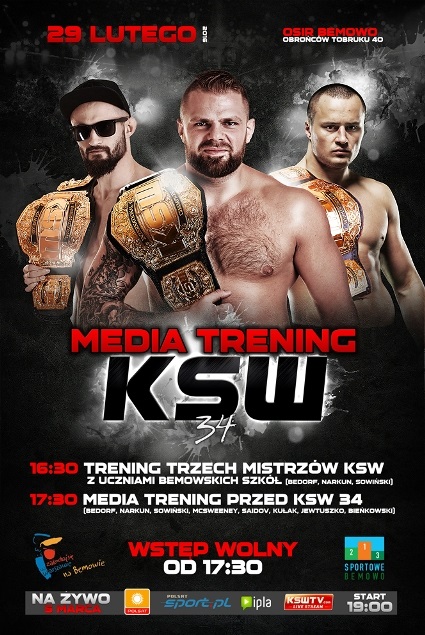 KSW 34 Media Trening