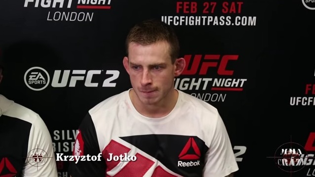 UFC Fight Night London Krzysztof Jotko
