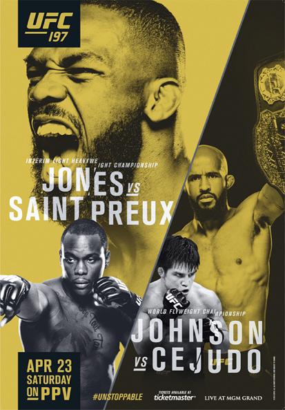 UFC 197 Jones vs St. Preux