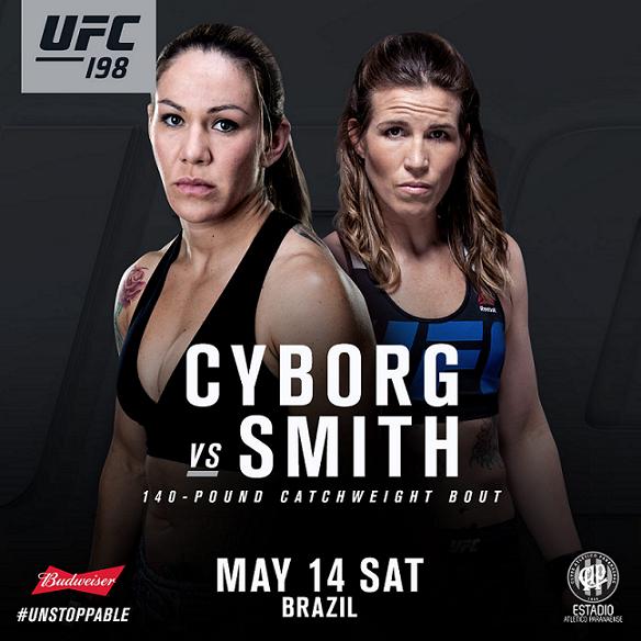 UFC 198 Cyborg vs Smith