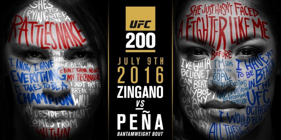 UFC 200 Zingano vs Pena