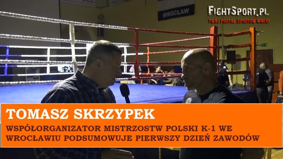 Tomasz Skrzypek o Mistrzostwach Polski K-1 Rules 2016