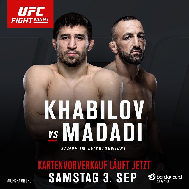 UFC Hamburg Khabilov vs Madadi