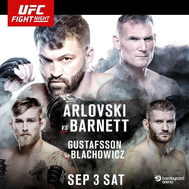 UFC Fight Night 93 Arlovski vs. Barnett Hamburg