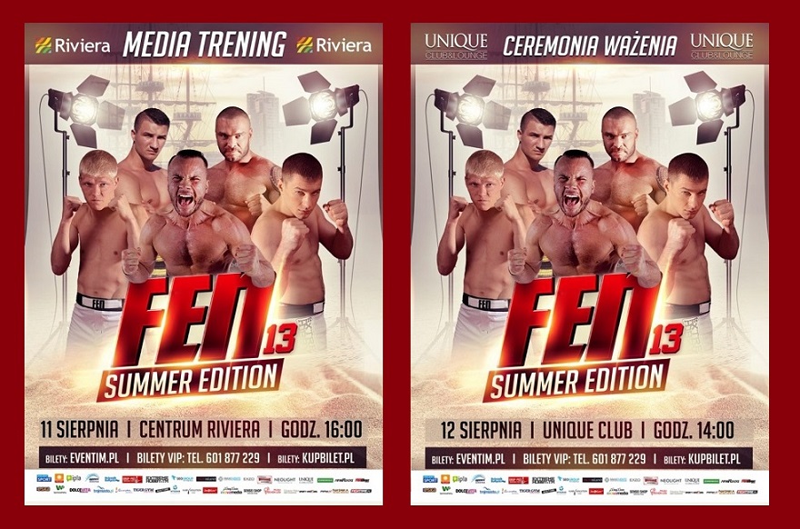 FEN 13 Summer Edition - Media trening i ważenie