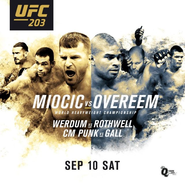 UFC 203 Miocic vs Overeem