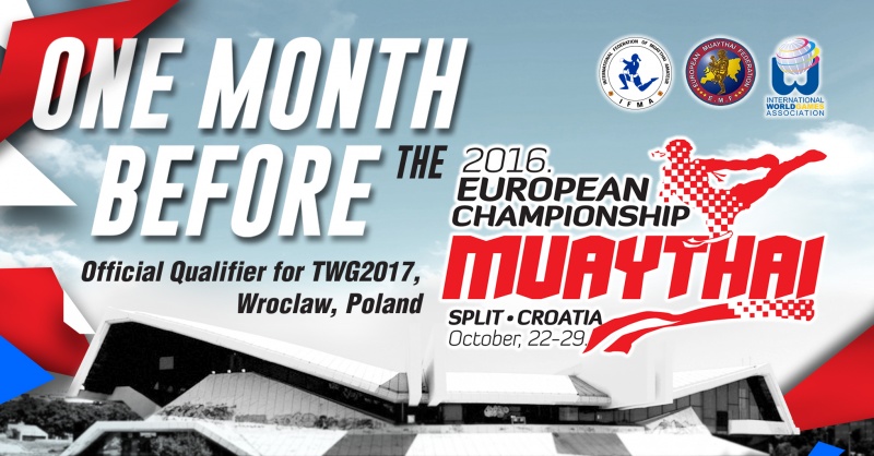 Mistrzostwa Europy Muay Thai IFMA 2016 Split