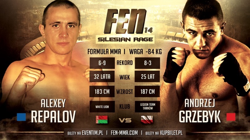 Alexey Repalov i Andrzej Grzebyk na FEN 14