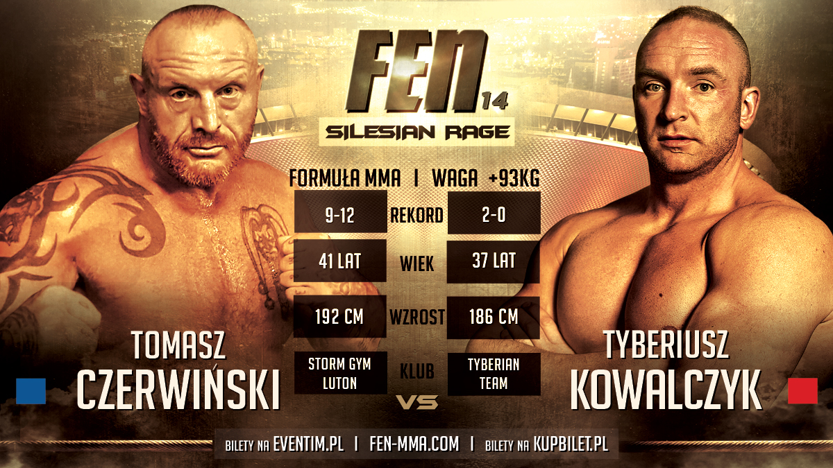 Tomasz Czerwiński vs Tyberiusz Kowalczyk na FEN 14