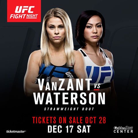 Paige VanZant vs. Michelle Waterson UFC on FOX 22