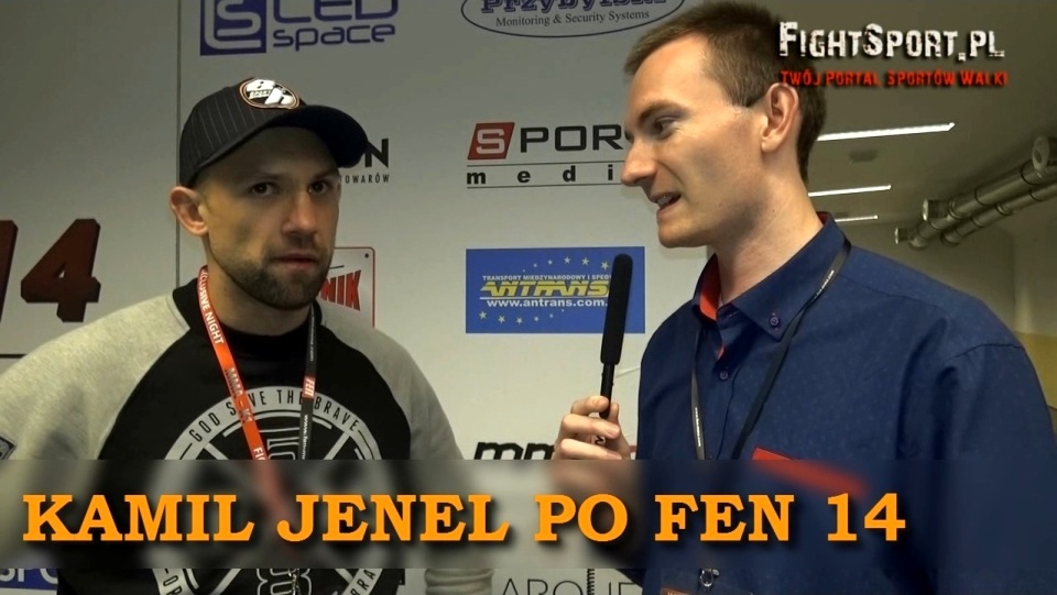 Kamil Jenel po gali FEN 14