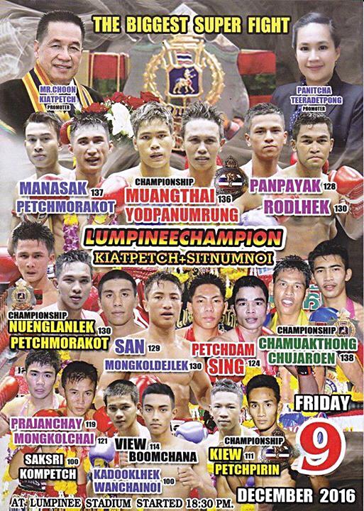 Lumpinee Boxing Stadium Poster